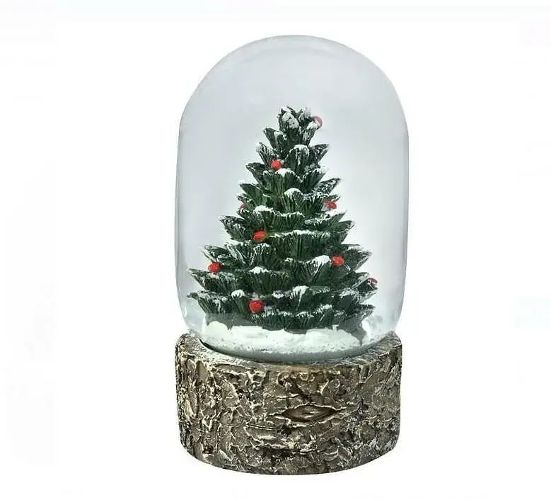 Коледно преспапие с елха