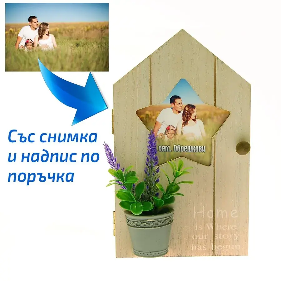 Кутия за ключове със снимка