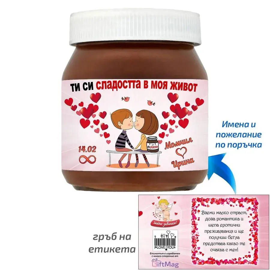Бурканче Nutella - Дизайн за влюбени 2